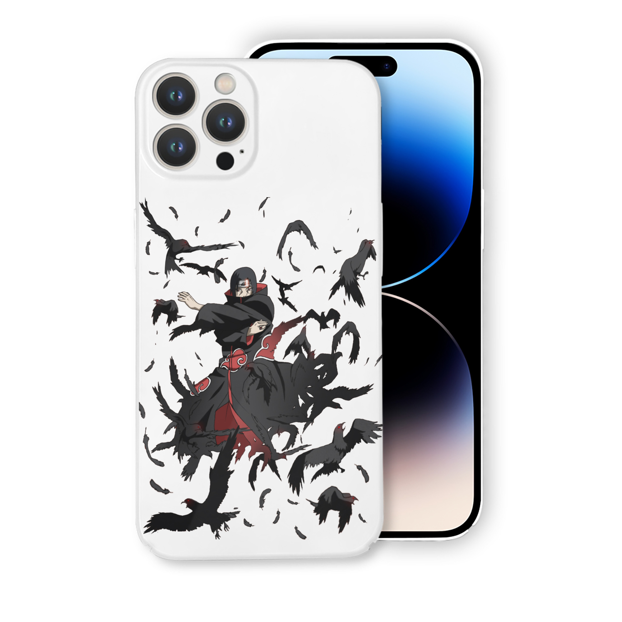 （画像用） NARUTO -ナルト- うちは イタチ Uchiha Itachi 【iPhone 14シリーズ対応】ハードケース